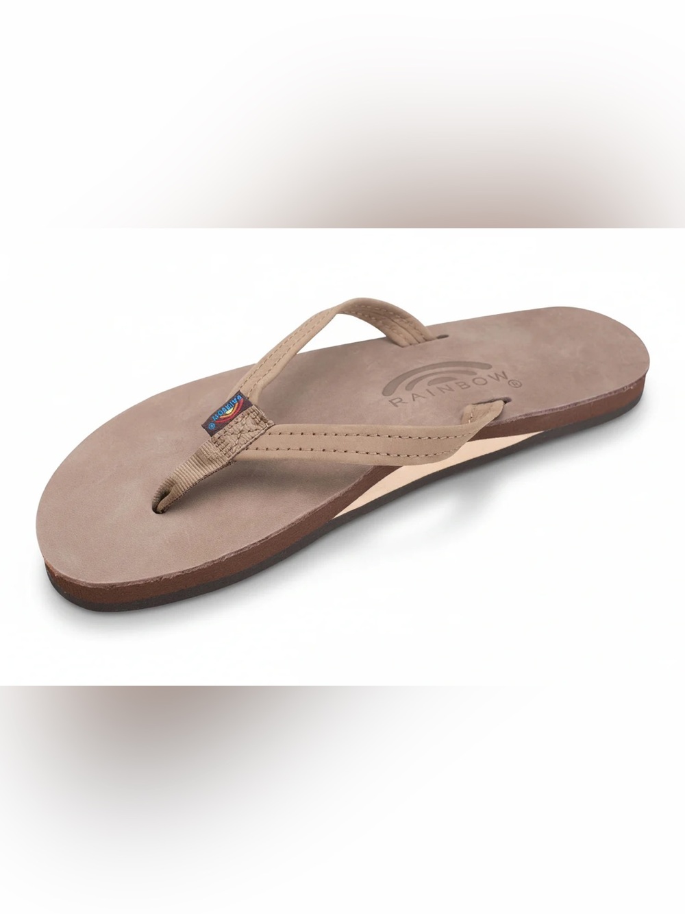 😎 Women’s Rainbow single layer narrow strap sandals